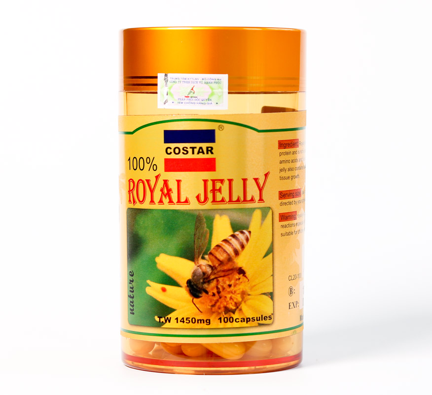 Sữa Ong Chúa Costar Royal Jelly Soft Gel Capsules 1450mg (100 viên)
