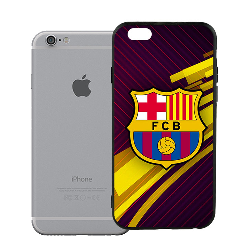 Ốp Lưng Viền TPU Cho iPhone 6 / 6S - Clb Barcelona 01