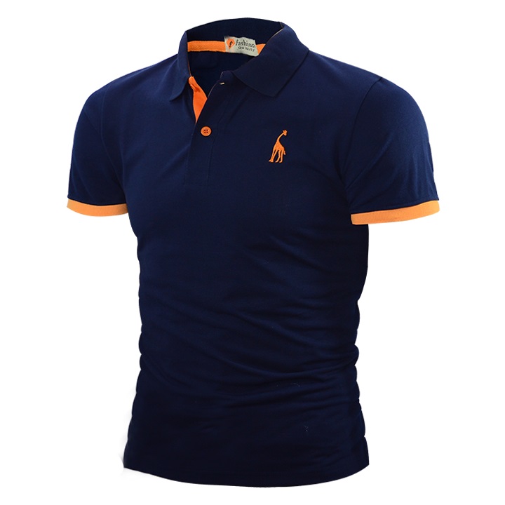 Áo Thun Polo Nam Chất Shop Hươu Cao Cấp ZR0005.(1) Màu Xanh Đen