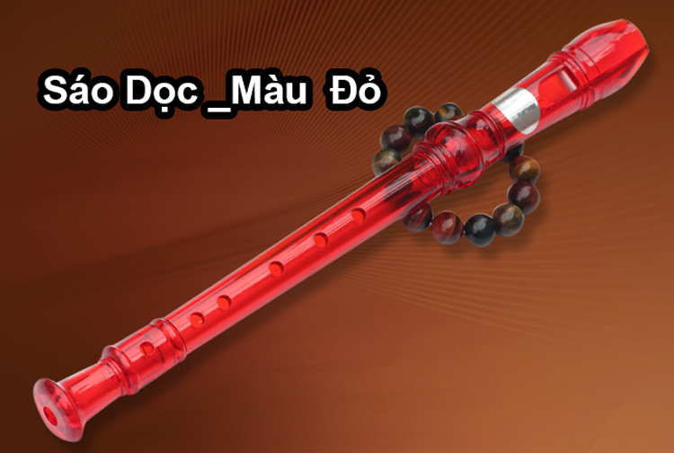 Sáo Dọc Nhiều Màu TASD2_Màu Đỏ