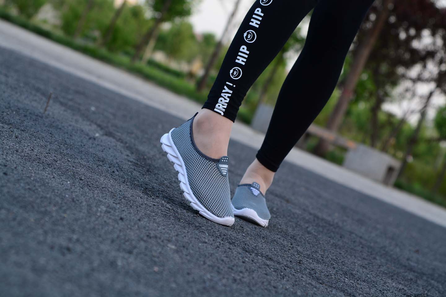 Giày slip on lưới nữ glk157