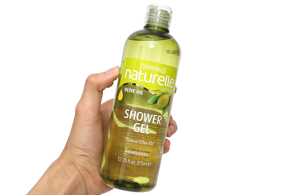 Gel Tắm Dưỡng Da Chiết Xuất Olive Farmasi - 1923SHO01 (375ml)