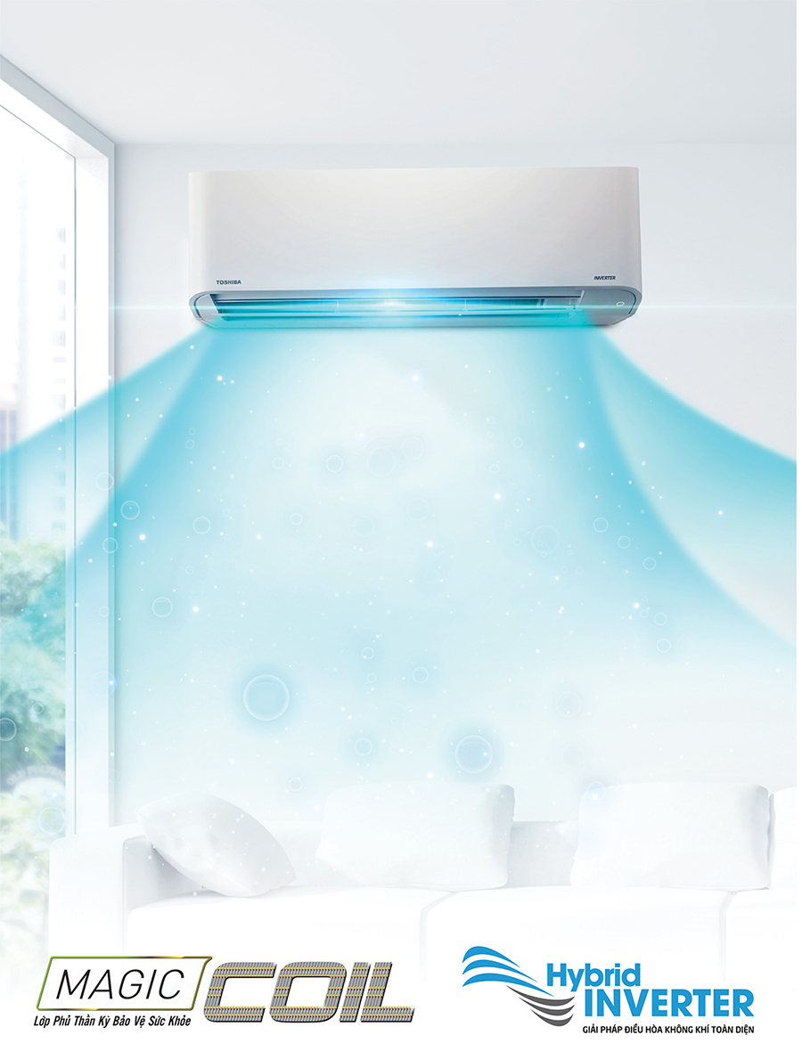 Máy Lạnh Inverter Toshiba RAS-H13FKCVG-V (1.5HP)