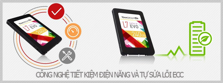 Ổ Cứng SSD TEAM L7 EVO 240GB Sata III - Hàng Chính Hãng
