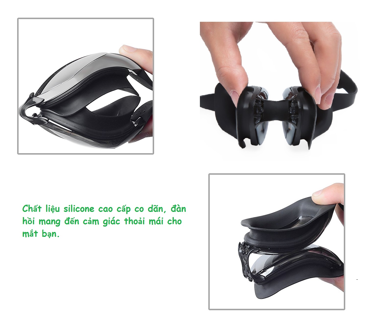 Kính bơi tráng GƯƠNG chống lóa 236, chống UV thời trang cao cấp - POKI