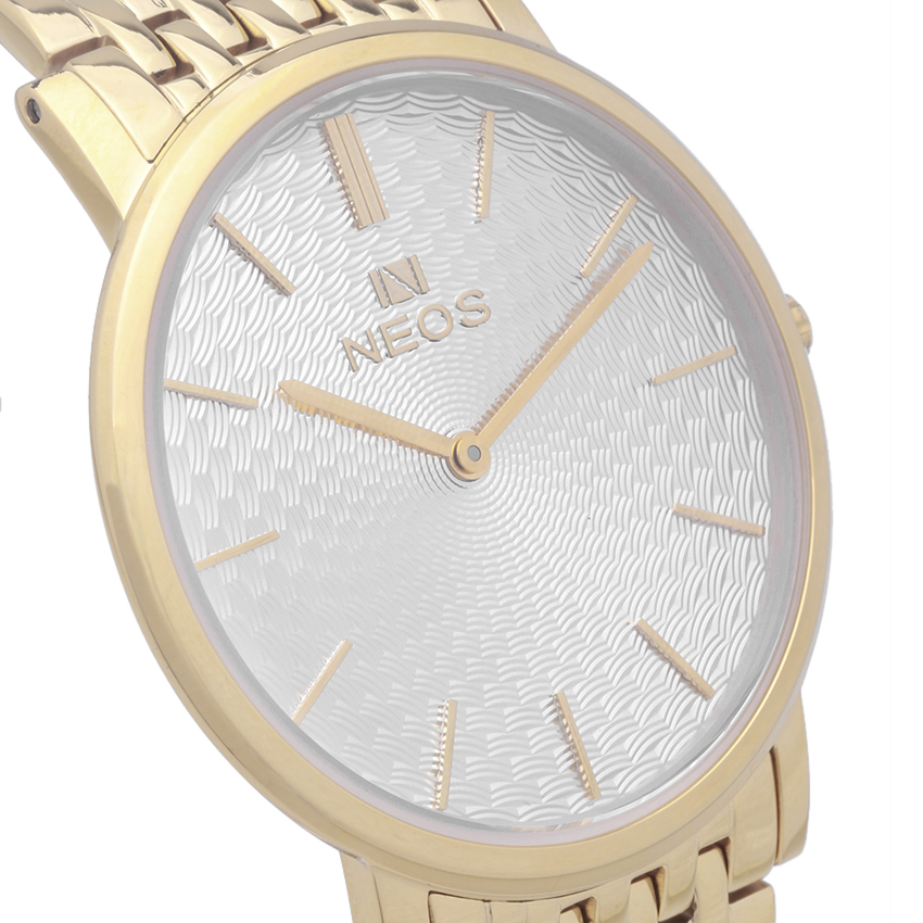 Đồng hồ NEOS N-40577M dây thép vàng (nam)