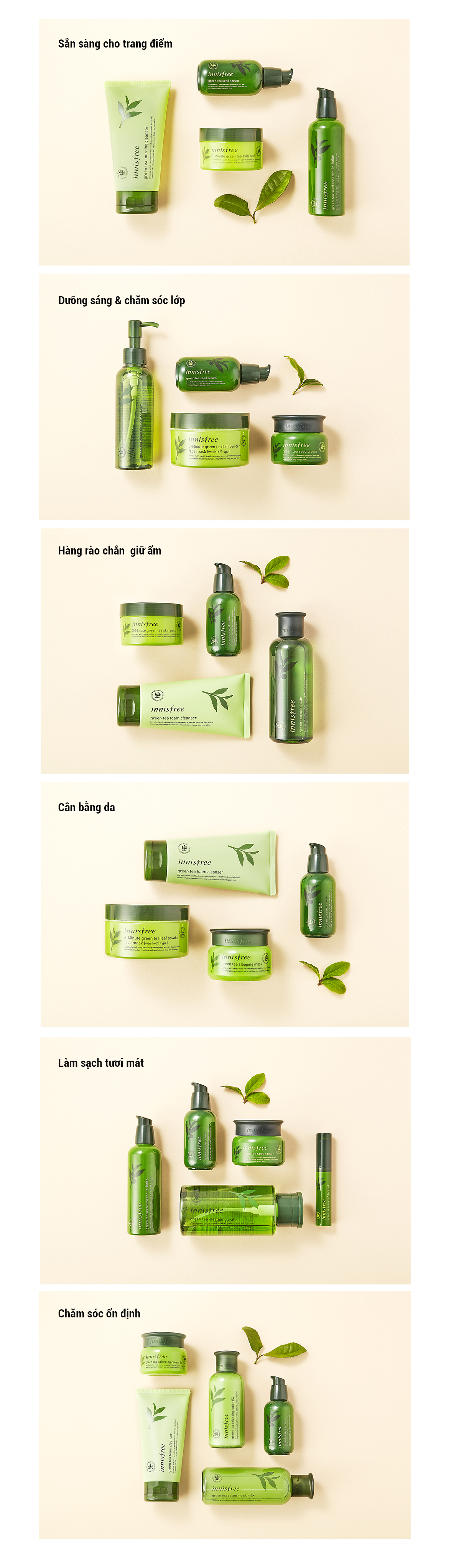 Nước Tẩy Trang Từ Trà Xanh Đảo Jeju Innisfree Green Tea Cleansing Water (300ml) (New)