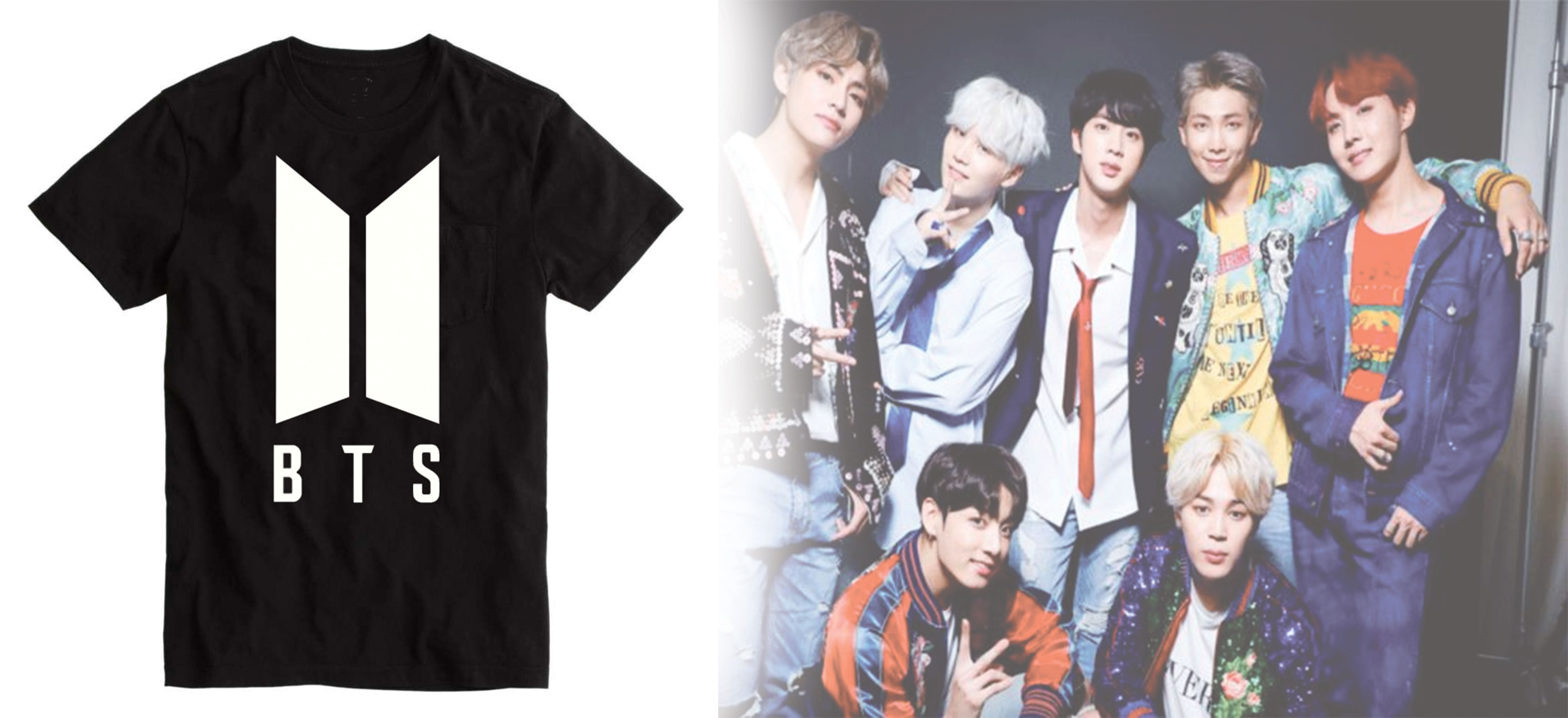 Áo Thun Logo BTS