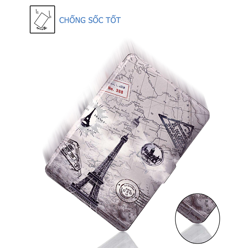Bao da máy đọc sách Kindle PaperWhite họa tiết hoa văn
