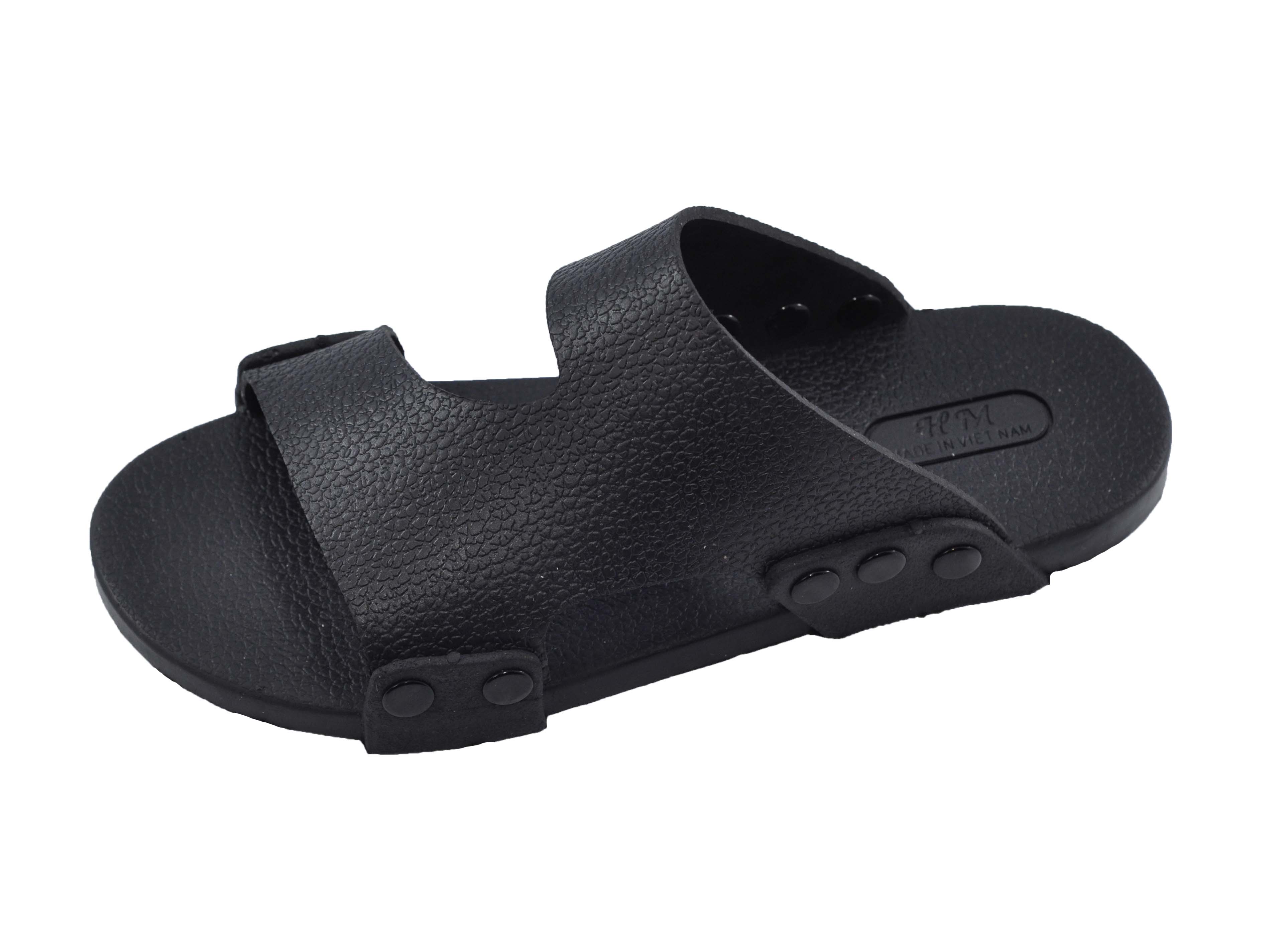 Dép cao su nam mẫu cổ điển - TCM-12 ( Đen)