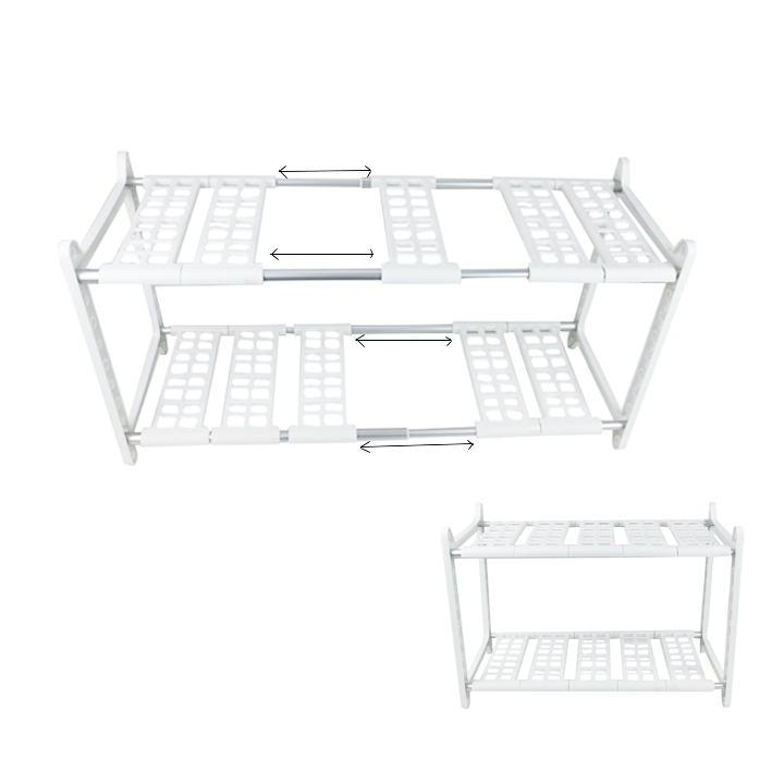 Kệ xếp để dưới bồn rửa chén co giãn