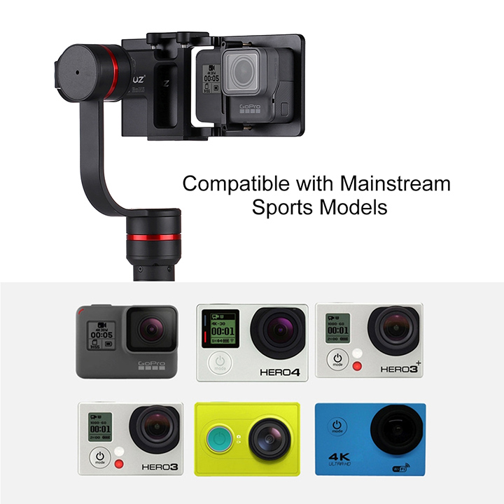 Adapter có thể gắn các máy Action Camera như GoPro , SJCAM, AKEN ...