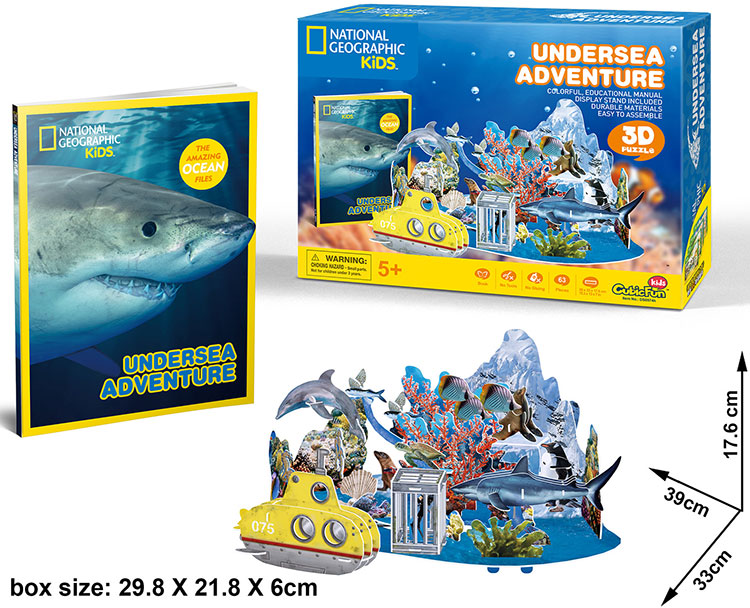 Mô Hình Giấy Cubic Fun Thám Hiểm Đại Dương - DS0974h