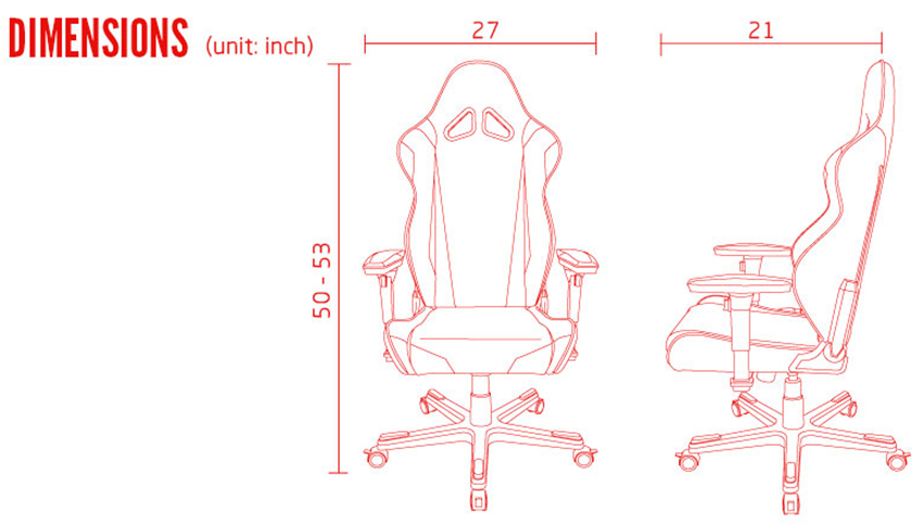 Ghế Chơi Game Racing Pro Series GC-R131-N-V2 DXRacer OH/RV131/N