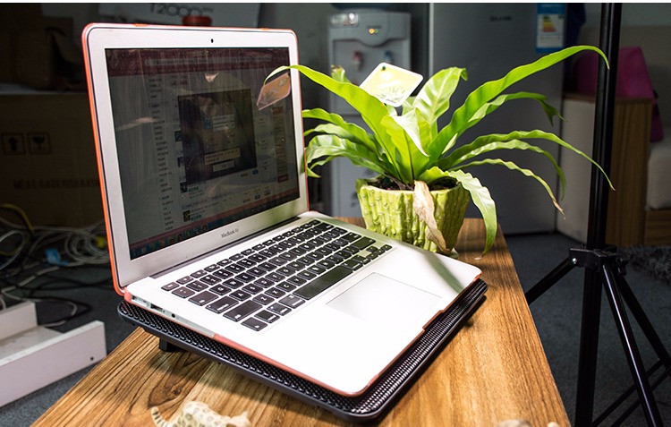 Máy Tản Nhiệt 2 Quạt Green Can Iano (14 inch)