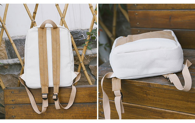 Balo nữ  dễ thương phong cách hàn quốc [hàng nhập] màu vàng da bò DBN156TI