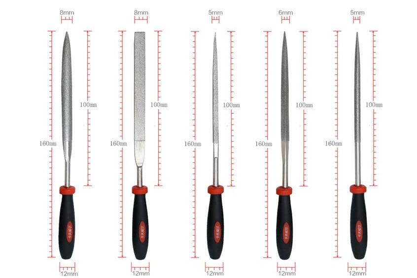 Kraft Wheel File Assembly 5-Piece 200mm FC0005