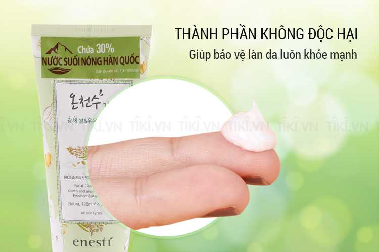 Sữa Rửa Mặt Suansu Enesti Gạo Và Sữa Tươi (120ml)
