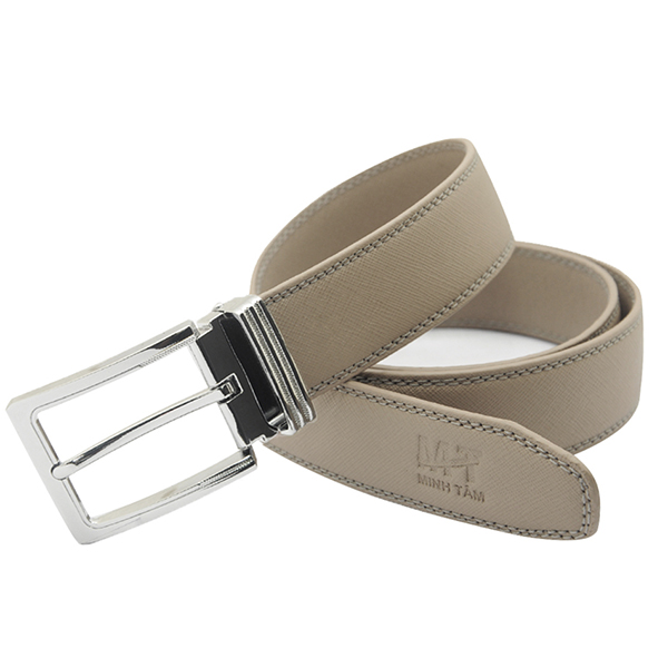 Thắt Lưng Nam Da Saffiano Minh Tâm MT531-02 - Xanh