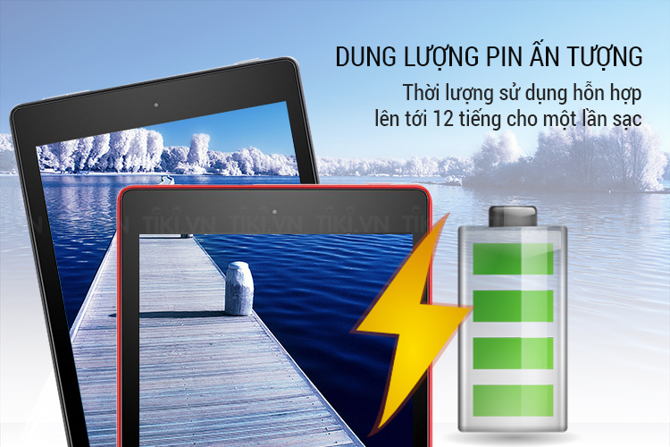 Máy Tính Bảng Kindle Fire HD8 (7th) Wifi 16GB (2017) - Hàng Chính Hãng