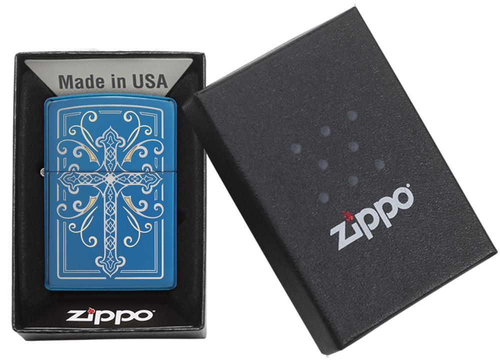 Zippo-Elegant-Cross-Design-29608-5