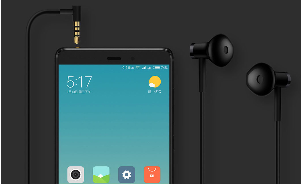Tai Nghe Nhét Tai Xiaomi Dual Driver- Hàng Nhập Khẩu
