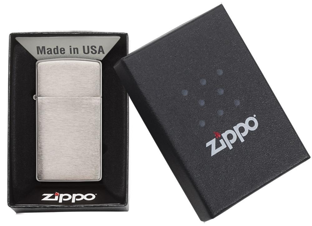 Zippo-Slim-Brushed-Chrome-1600-5