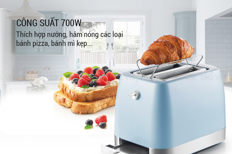 Máy Nướng Bánh Mì Lock& Lock EJB221BLU (700W)