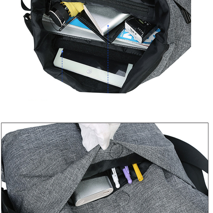 cặp đeo chéo vải sinh viên Shalla