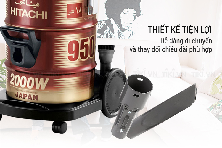 Máy Hút Bụi Hitachi CV-950Y - Đỏ