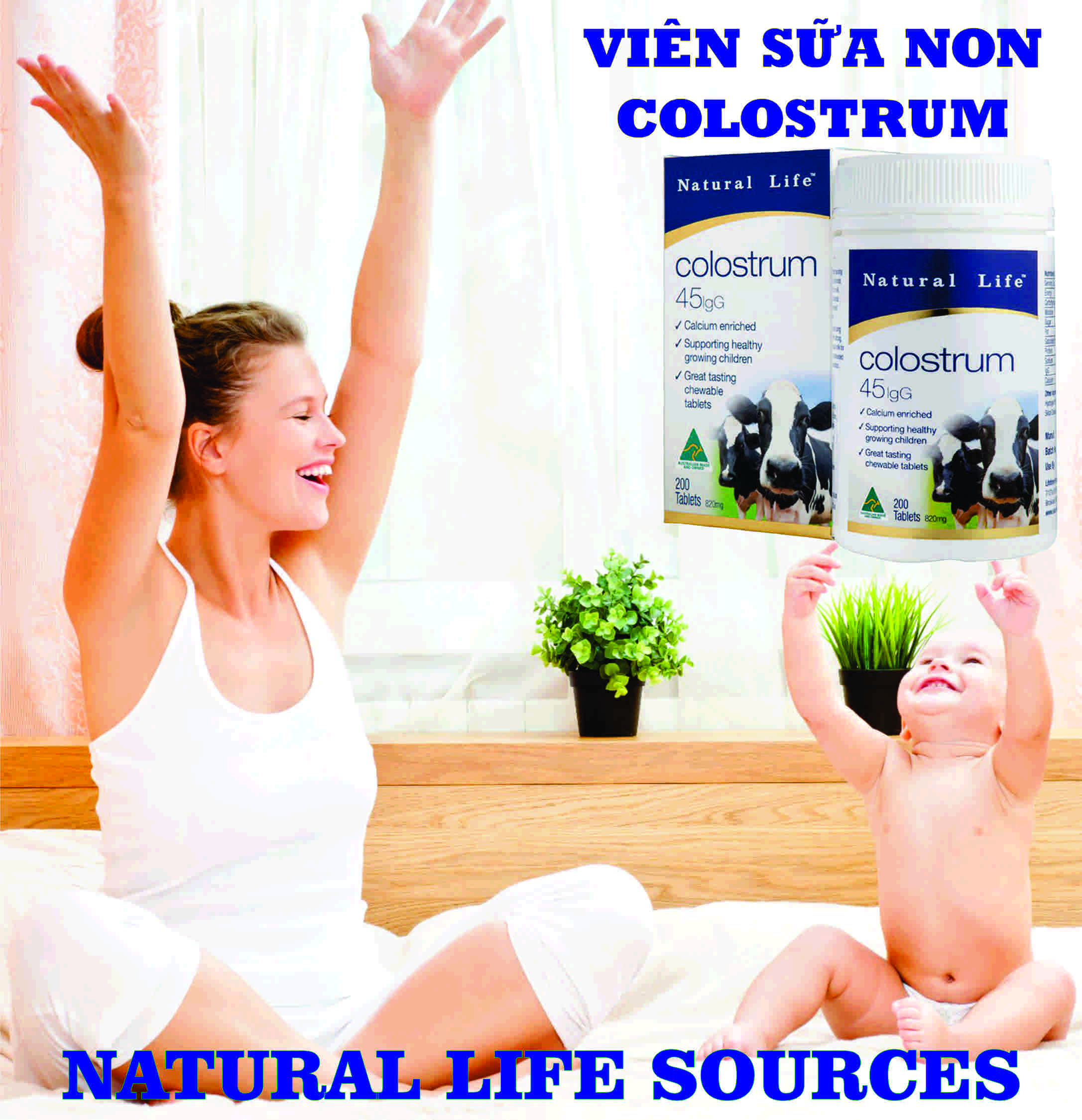 Sữa non Colostrum Hộp 200 viên