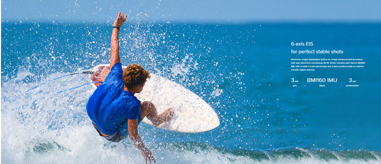 Camera Hành Động Xiaomi Mi Action 4K ZRM4035GL - Hàng Chính Hãng