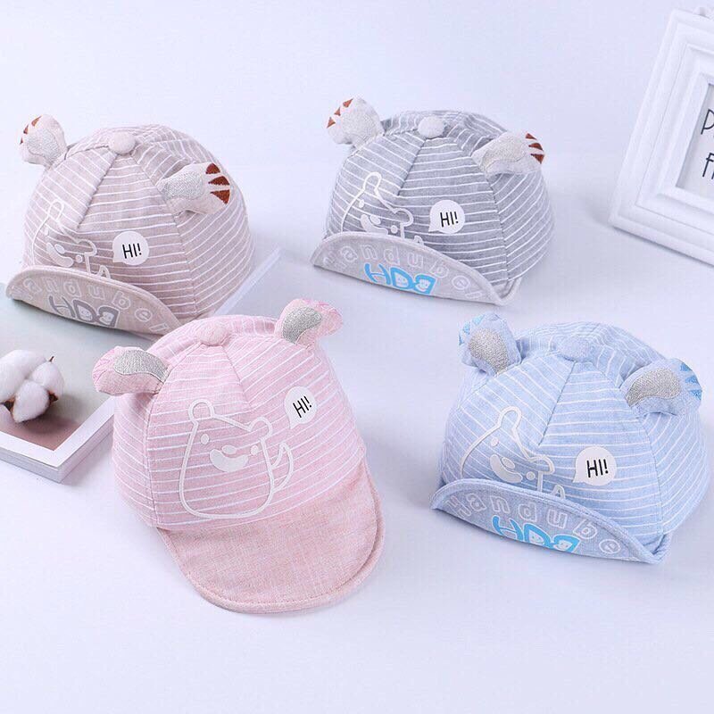 Mũ lưỡi trai cho bé trai và bé gái chữ HI