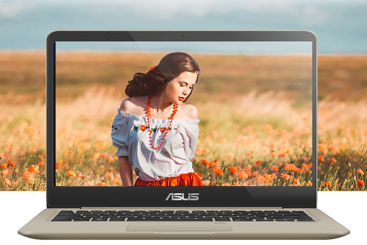 Laptop Asus Vivobook 14 A411UA-EB678T Core i5-8250U/ Win10 (14 inch) - Gold - Hàng Chính Hãng