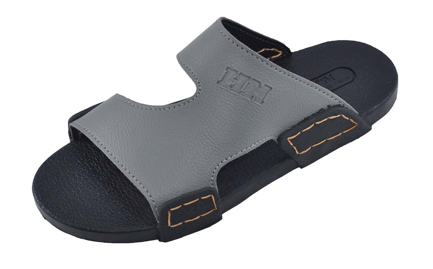 Dép nam quai da PU chất lượng tốt - TPUC-72 ( Xám)