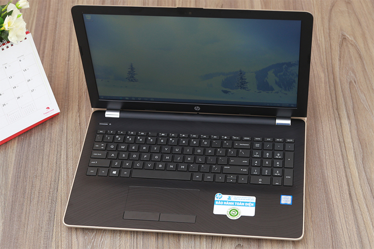 Laptop HP 15-bs647TU 3MR94PA Core i3-6006U/Win10 (15.6 inch) - Gold - Hàng Chính Hãng