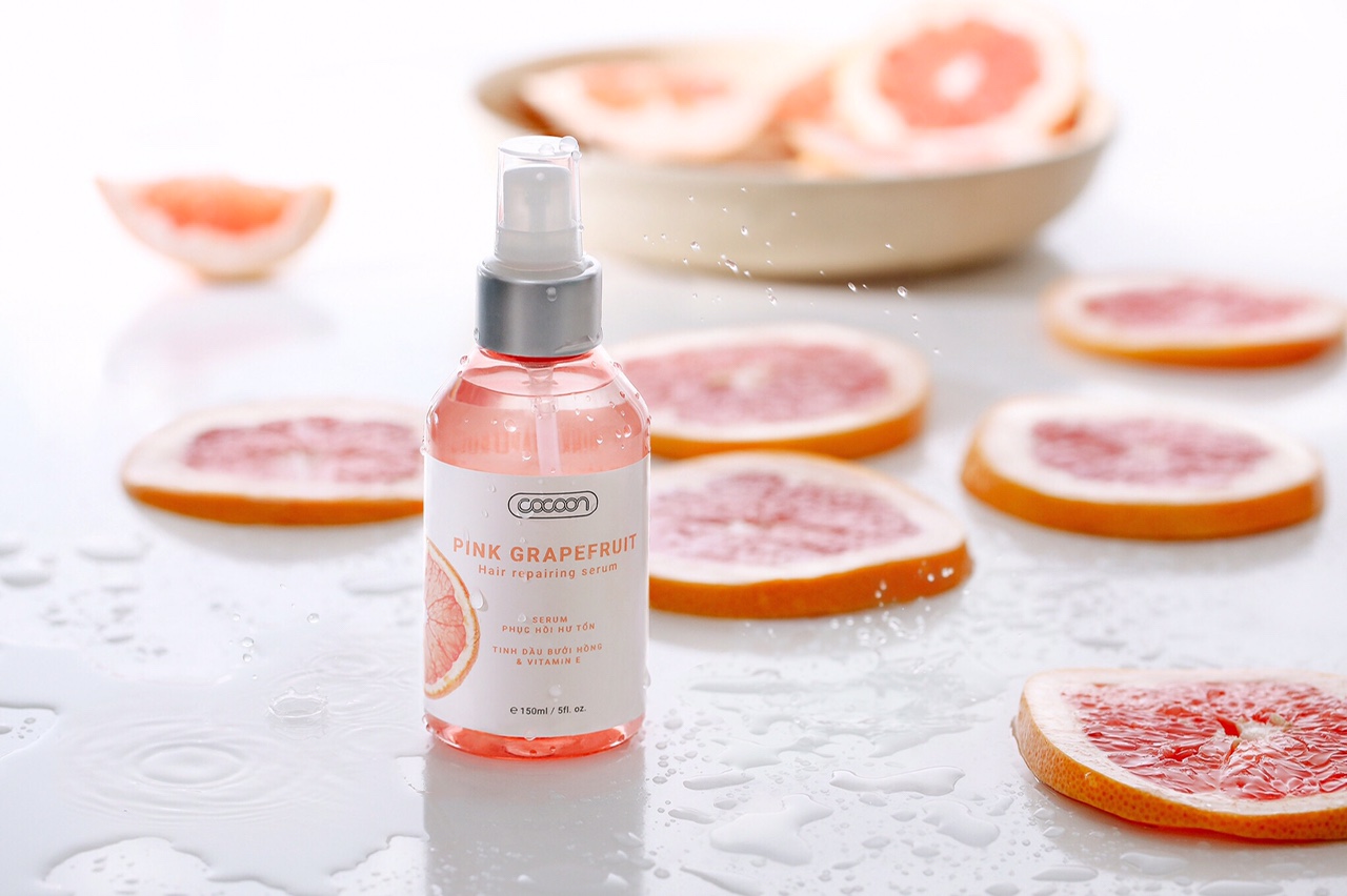 Serum bưởi hồng - Pink Grapefruit Cocoon Phục hồi tóc hư tổn (150ml)