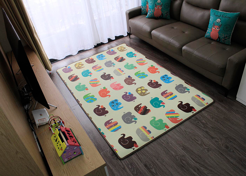 Thảm Chơi Cho Bé LAMI07 (1m3 x 2m) - Mẫu Voi