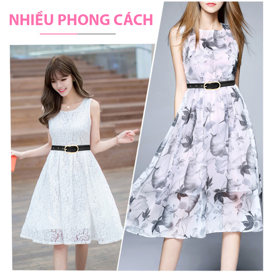 Thắt Lưng Nữ Da Bò May Viền Minh Tâm MT721