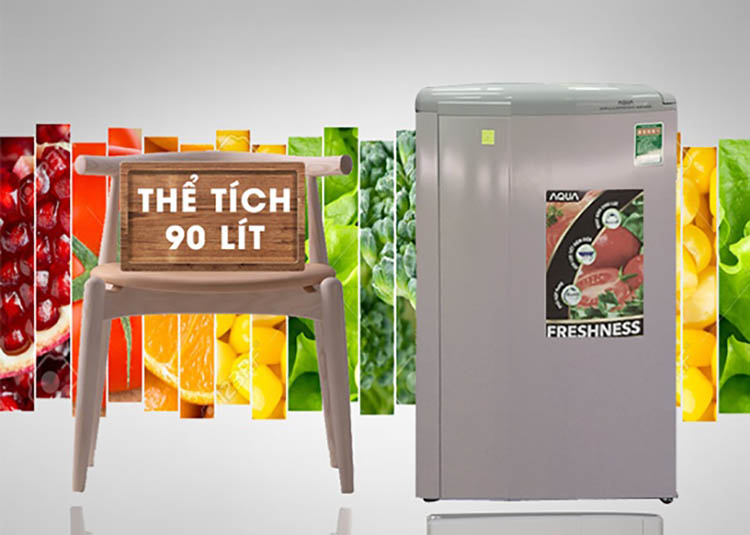 Tủ Lạnh Mini Aqua AQR-55ER-SS (50L)
