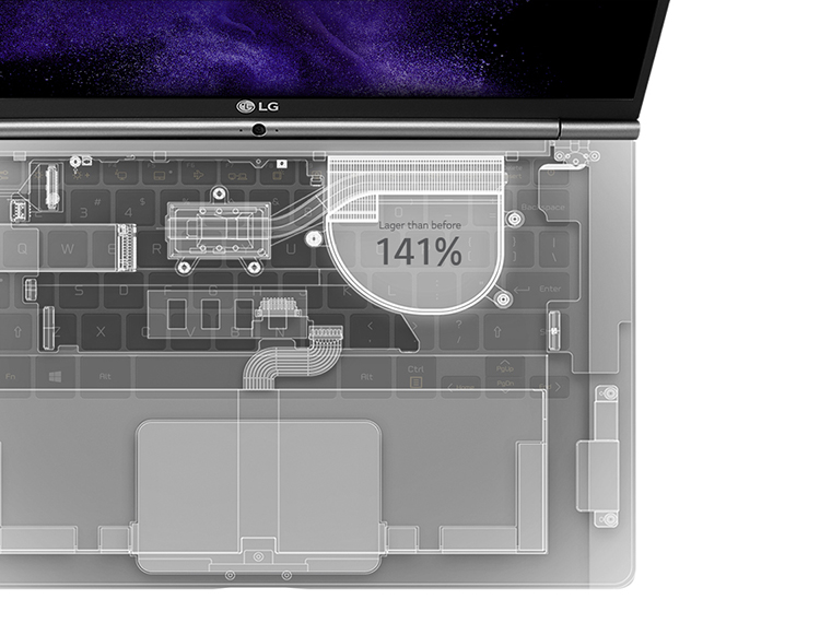 Laptop LG 14Z970-G.AH52A5 - Core i5-7200/Win10 (14 inch) - Xám - Hàng Chính Hãng