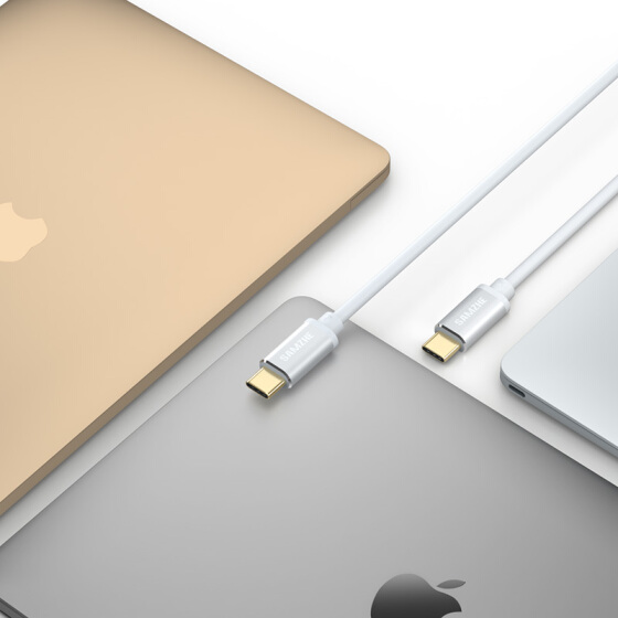 Dây Cáp Điện Thoại Yamazama (SAMZHE) USB3.1 Type-C TC-05 - 0.5 Mét - Vỏ Nhôm Bạc