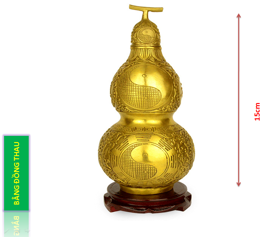 Hồ lô đồng bát quái cỡ nhỏ