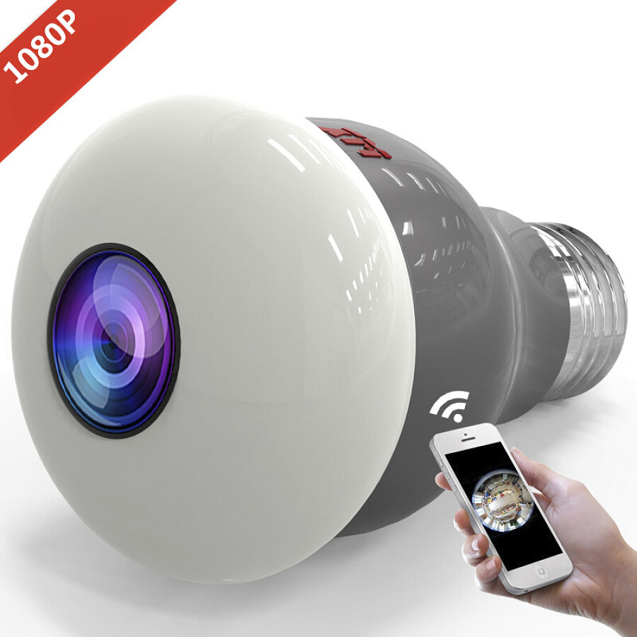 Đèn Camera Giám Sát Không Dây 360 Độ Xiongmai XM 1080p HD Kết Nối Wifi Điều Khiển Từ Xa Bằng Màn Hình Điện Thoại