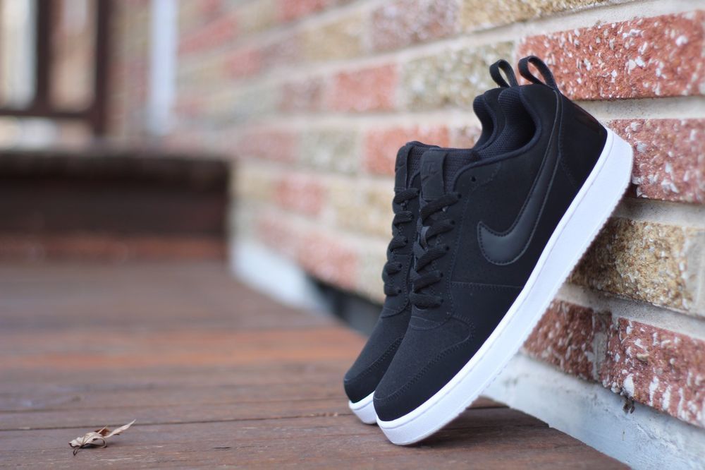 Giày Thể Thao Nữ Nike Court Borough Low 844905-001 - Đen - Hàng Chính Hãng