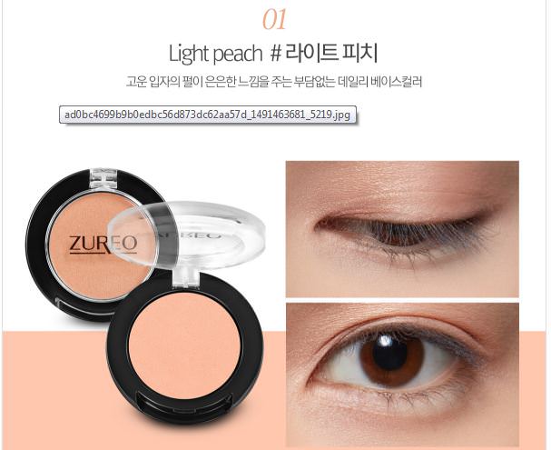 Phấn Mắt Zureo 01 ZR-ES01 - Cam Đào