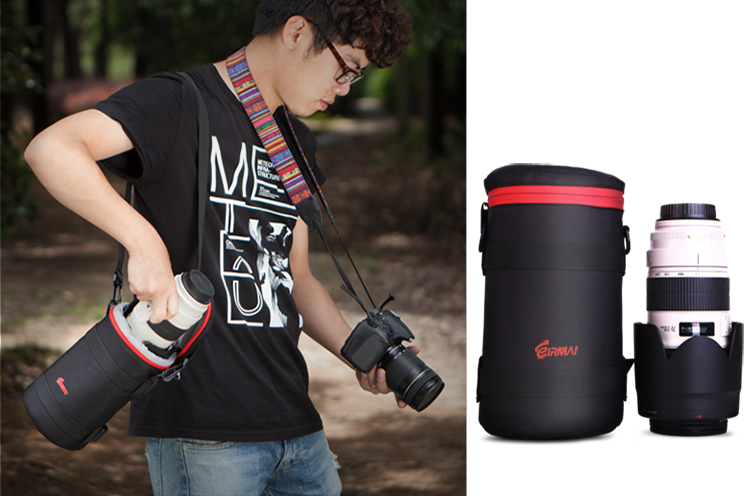 Túi Đựng Ống Kính Máy Ảnh Rimma (EIRMAI) AC06 Đa Chức Năng, Có Đai Đeo  Chuyên Dụng