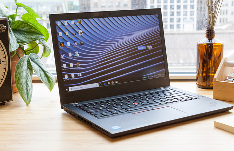 Laptop Lenovo ThinkPad T480s 20L7S00V00 Core i7-8550U/Free Dos (14 inch) - Hàng Chính Hãng (Black)