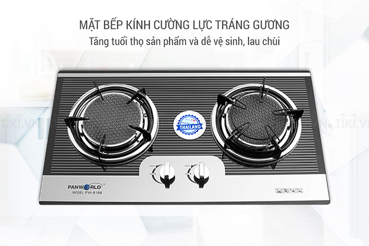 Bếp Gas Âm PANWORLD PW-8168 - Xám