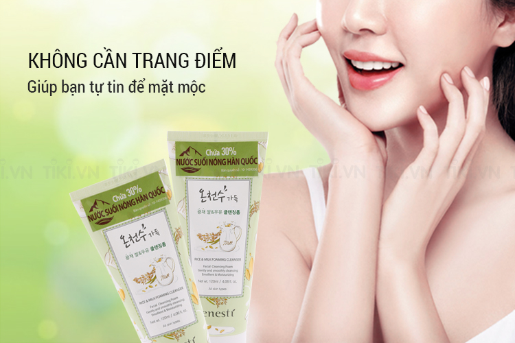 Sữa Rửa Mặt Suansu Enesti Gạo Và Sữa Tươi (120ml)